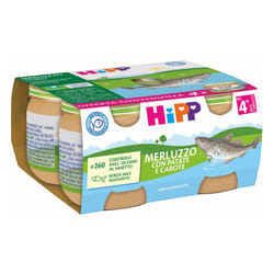 HiPP Merluzzo con carote e patate 4x80g