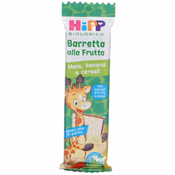 HiPP Biologico Barretta alla Frutta Mela, Banana e Cereali 23 g