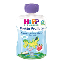 HiPP Biologico Frutta Frullata Pera e mela Frutto del Drago Ribes nero 90 g