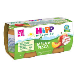 HiPP Biologico Mela e Pesca 2x80 g Pappa