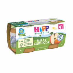 HiPP Mela e albicocca 2x80g