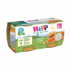 HiPP Carote e ceci 2x80g
