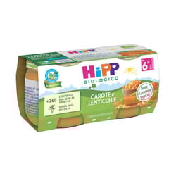 HiPP Carote e lenticchie 2x80g