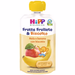 HiPP Frutta Frullata Mela e banana con biscotto 90g