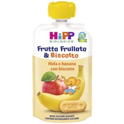 HiPP Frutta Frullata Mela e banana con biscotto 90g