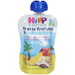 Hipp Bio Frutta Frullata&latte Di Cocco Mela Banana Con Latte E Avena 90 g Altro