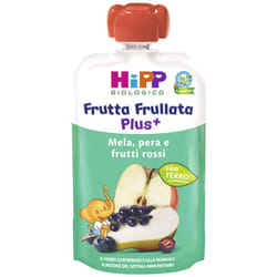 HiPP Frutta Frullata Mela, pera e frutti rossi + ferro 90g