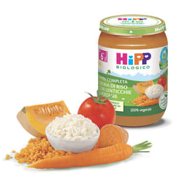 HiPP Crema di riso con lenticchie e verdure 190g