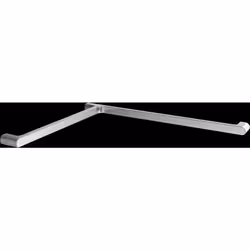 Villeroy & Boch ViCare Design lunghezza 700mm x larghezza 700mm 1x corrimano della doccia (verticale) in alluminio cromato co ...