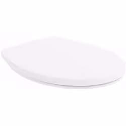 Sedile WC con coperchio colore: bianco alpino materiale: duroplast con un coperchio
