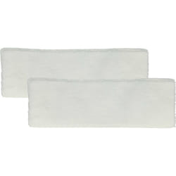 Vhbw - 2x panno compatibile con Kärcher sc 1122, sc 1125 Plus, sc 1202, sc 1202 b scopa a vapore - microfibra, bianco