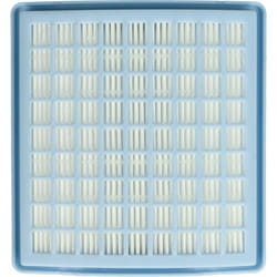 Vhbw - filtro sostituisce Miele 7364560, SF-H10 per aspirapolvere - filtro hepa aria di scarico bianco / azzurro