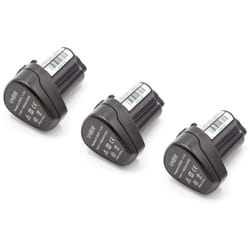 vhbw 3x batteria compatibile con Metabo PowerMaxx BS Basic, PowerMaxx BS, PowerMaxx ASE utensile elettrico (1500 mAh, Li-Ion, 10,8 V)