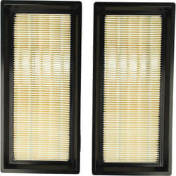 Set da 2x filtro sostituisce Nilfisk 302002842 filtro per aspirapolvere - Filtro principale a lamelle - Vhbw