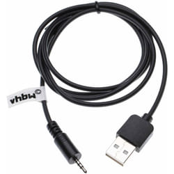 Vhbw - cavo di ricarica con jack usb compatibile con jbl Synchros E30, S400BT, S400, S500, S700 cuffie- da presa usb a aux - nuova versione
