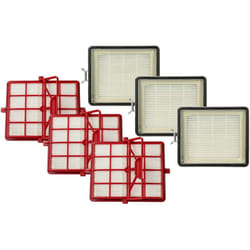 vhbw 6x filtro compatibile con Lux Intelligence Series, AP11, S115 aspirapolvere - filtro combinato, filtro dopo motore