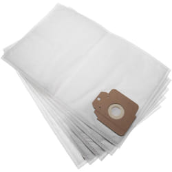 Vhbw - 10x sacchetto compatibile con Kärcher cv 30/1, cv 3.000, cv 30/1 Professional aspirapolvere - microfibra, 40,45cm x 25,6cm Bianco