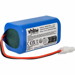 vhbw - the clever way - Batteria ricaricabile di ricambio, compatibile e di alta qualità, ad alta capacità, per robot aspirap ...