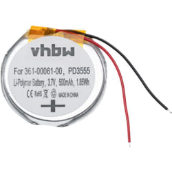 Vhbw - batteria compatibile con Garmin Tactix, Quatix 6x Solar, Tactix Bravo smartwatch orologio bracciale fitness (500mAh, 3,7V, Li-Poly)