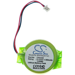 Vhbw - batteria sostituisce Panasonic CR2450, afpx-batt per touchpad wireless (550mAh, 3V, Li-Ion)
