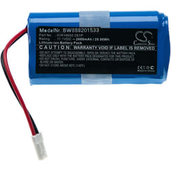 Vhbw - batteria sostituisce Ecovacs ICR18650 3S1P per home cleaner (2600mAh, 11,1V, Li-Ion)