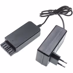 vhbw - the clever way Caricabatterie di qualità per batterie Li-Ion - Protezione da surriscaldamento, da sovraccarico e da co ...