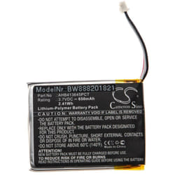 Vhbw - batteria compatibile con Sennheiser pxc 550, pxc 550-II, mb 660 auricolari cuffie wireless (650mAh, 3,7V, Li-Poly)