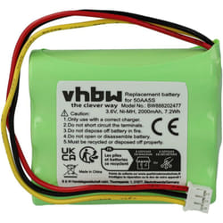 vhbw batteria compatibile con Toniebox Tonie Box radio raccontastorie per bambini (2000mAh, 3,6V, NiMH) - Sostituisce Toniebox 50AA5S