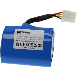 Extensilo - batteria compatibile con Neato Signature 25, XV-11, XV-12, XV-11 All Floor aspirapolvere home cleaner (4400mAh, 7,4V, Li-Ion)