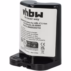 vhbw - the clever way - Batteria ricaricabile di ricambio, compatibile e di alta qualità, ad alta capacità, per robot lavapav ...