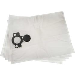 5x sacchetto compatibile con Nilfisk Aero 20-11, 20-21, 20-01 pc, 20-01 pc inox aspirapolvere - microfibra, 32cm x 23cm Bianco - Vhbw