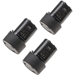 Vhbw - 3x batteria compatibile con Makita UM164, UM164DW, UH200DWEX, UH200DZ, UM164DWE, UM164DWEXL utensile elettrico (1500 mAh, Li-Ion, 10,8 v)