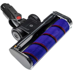 Bocchetta spazzola soft per pavimenti compatibile con Dyson V11 Outsize, V15 Detect Absolute, V11, V10 aspirapolvere, con rullo morbido, 25 cm - Vhbw