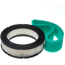 1x filtro in spugna, 1x filtro di carta compatibile con Briggs & Stratton Vanguard 541477-0100-E1 trattore - set da 2 pezzi - Vhbw