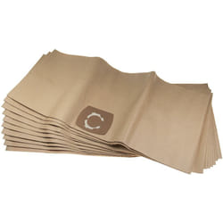 10x sacchetto compatibile con aeg Multi 300 Pro, Multi 300 aspirapolvere - 33,1cm x 77,7cm beige - Vhbw