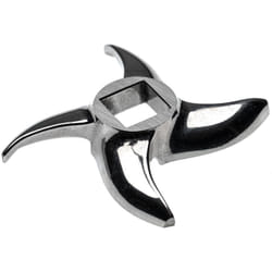 Vhbw - coltello a falce modello 42, foro centrale quadrato 22,1 x 22,1mm, in acciaio inossidabile compatibile con ade, Caso, Fama, kbs, tritacarne