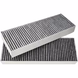 vhbw - the clever way Set, compatibile e di alta qualità, di 2x filtro ai carboni attivi per cappe aspiranti da piano cottura ...