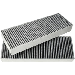 Vhbw - 2x filtro ai carboni attivi compatibile con Bora bfiu series, serie bhu, serie biu cappa aspirante da piano cottura - 34 x 12,2 x 4,25 cm