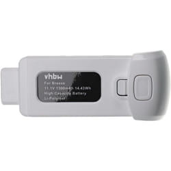 Vhbw - batteria compatibile con Yuneec Breeze, Breeze 4K drone quadricottero multicottero (1300mAh, 11,1V, Li-Poly)
