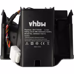 vhbw - the clever way - Batteria ricaricabile di ricambio, compatibile e di alta qualità, ad alta capacità, per dispositivo d ...