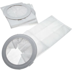 5x sacchetto compatibile con Nilfisk gd 10 Back aspirapolvere- microfibra, 17,75cm x 44,85cm Bianco - Vhbw