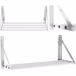 Codice produttore: 10011731 Lo scaffale pieghevole di Royal Catering è perfetto per riporre utensili e prodotti in cucine, ri ...