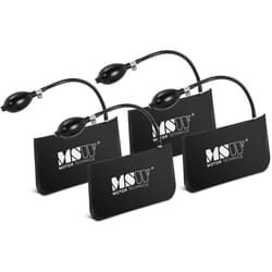 MSW - Cuscinetto Gonfiabile Cuneo Cuscino Set 4 Pezzi Max 150 kg Rettangolare Manuale