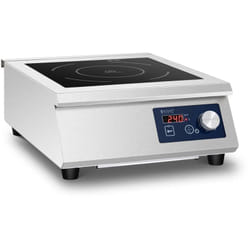 Royal Catering - Piastra a Induzione Fornello Piano Induzione Portatile Con Timer 60-240 °c ⌀33cm