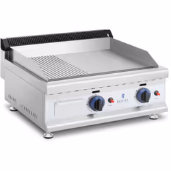 ⭐⭐⭐⭐⭐ Due piastre! La griglia a gas professionale con potenza doppia di marca Royal Catering ✅ Modello: RC-GGHR600 ✅ Articolo ...