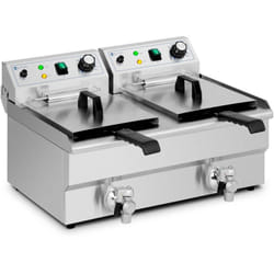 Royal Catering - Friggitrice acciaio Doppia friggitrice 2 x 9 l Gastronomia 6000 w