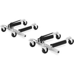MSW - Cric Idraulico a Carrello Sollevatore Per Auto 567 kg Ruote In Nylon