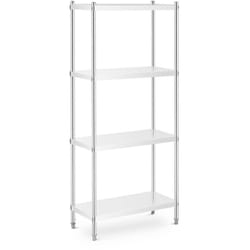 Royal Catering - Scaffale Inox 80 x 60 x 180 cm Scaffalatura Metallica In Acciaio Inox