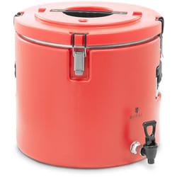 Royal Catering - Contenitore termico acciaio inox rubinetto 30 litri