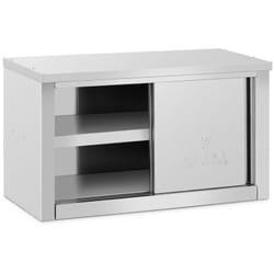 Pensile a muro con porte scorrevoli Pensile in acciaio inox 900 x 400 x 500 mm